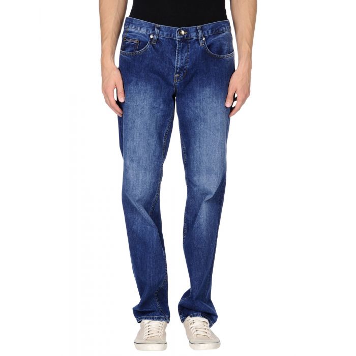 Cerruti 1881 Blue Cotton Slim Fit Jeans