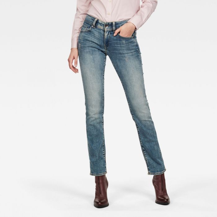 g star raw jeans midge straight