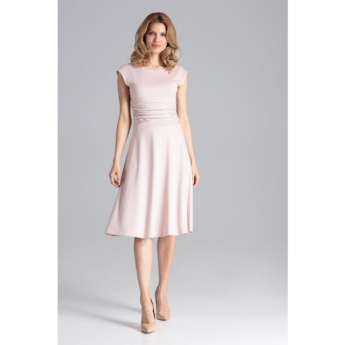 Pink Midi Cocktail Dress