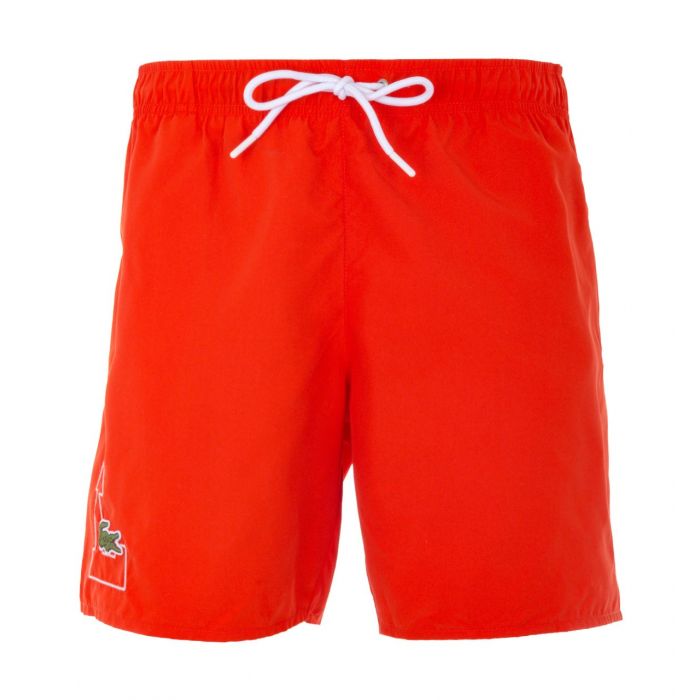 Lacoste Sustainable Swim Shorts - Red