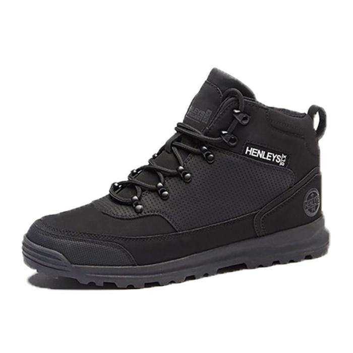 Men's Henleys Paler Walking Boots, Black