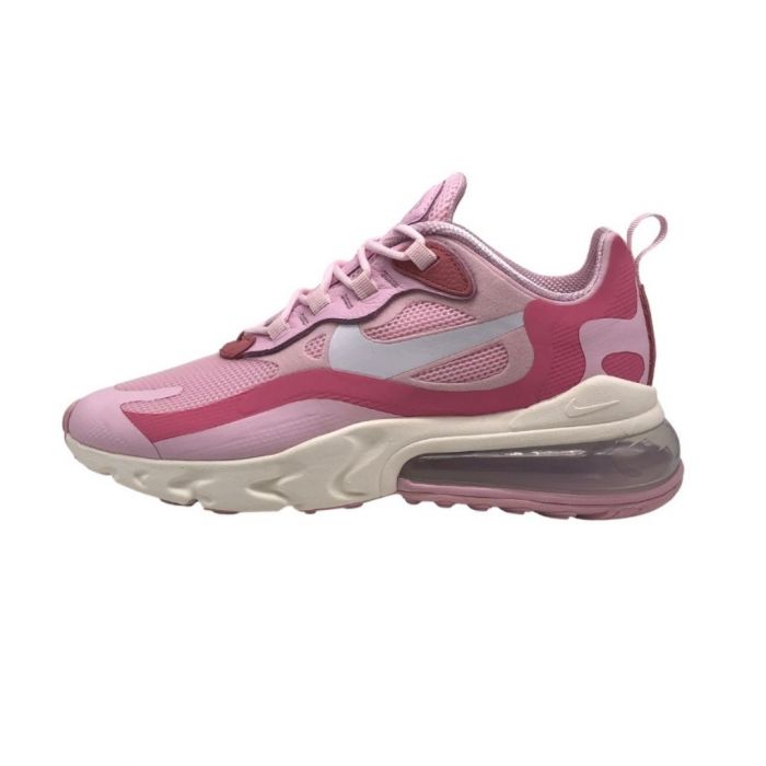 Nike Air Max 270 React Womens Pink Foam Sneakers