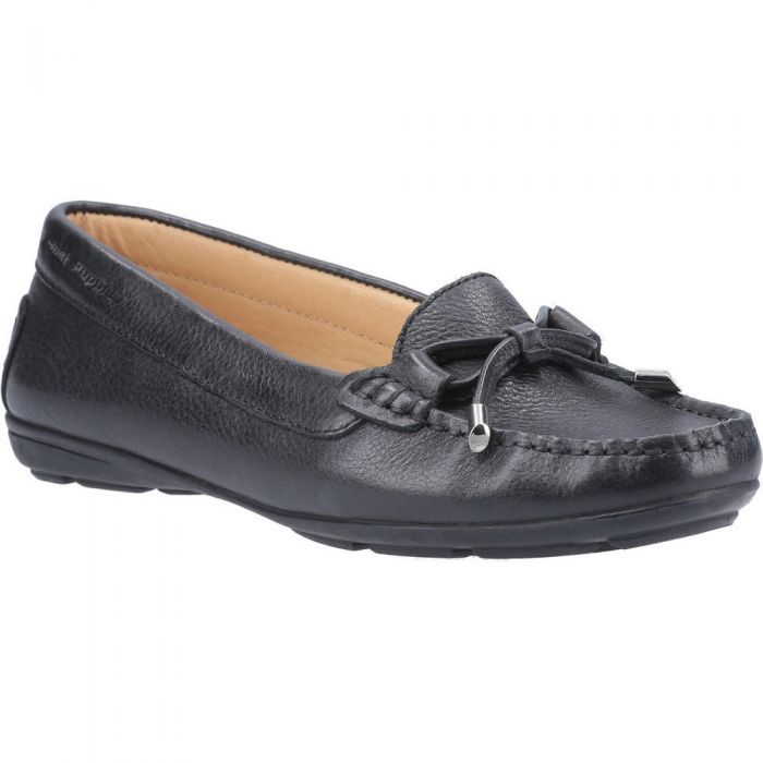 Mocassins Femme Hush Puppies Maggie - Nubuck Souple, Semelle Caoutchouc, Confort Quotidien