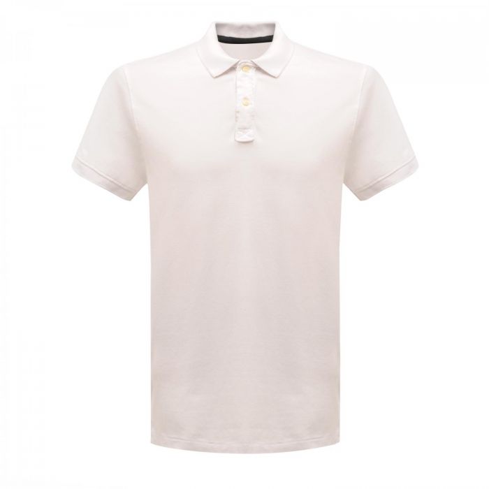 Regatta Professional Mens Classic 65/35 Short Sleeve Polo Shirt (White)
