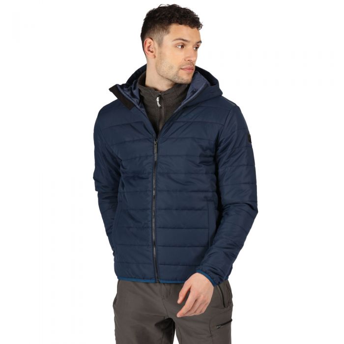 Regatta Mens Helfa Insulated Warm Quilted Hooded Jacket
