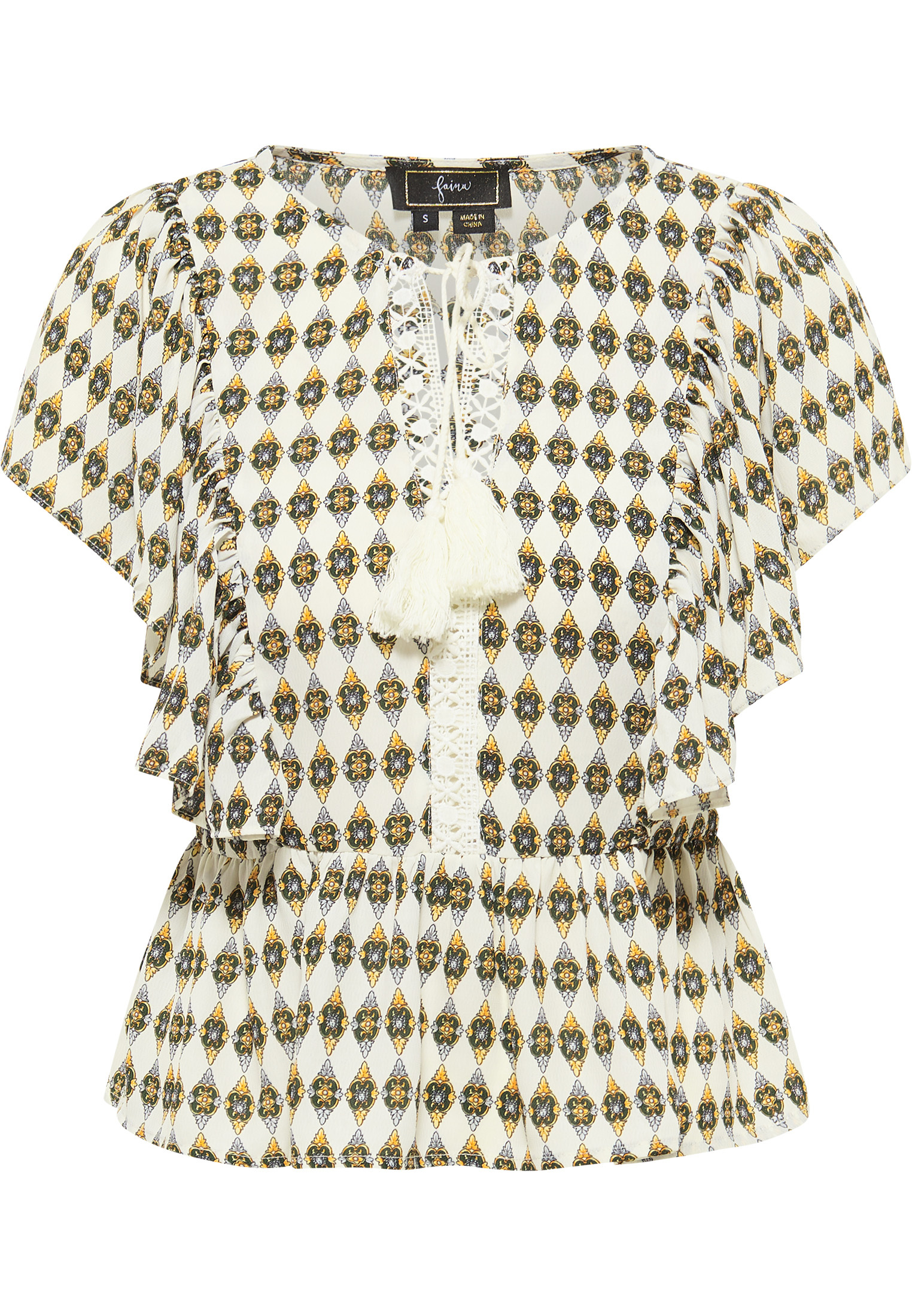 Thumbnail - faina Tunique à manches courtes minya