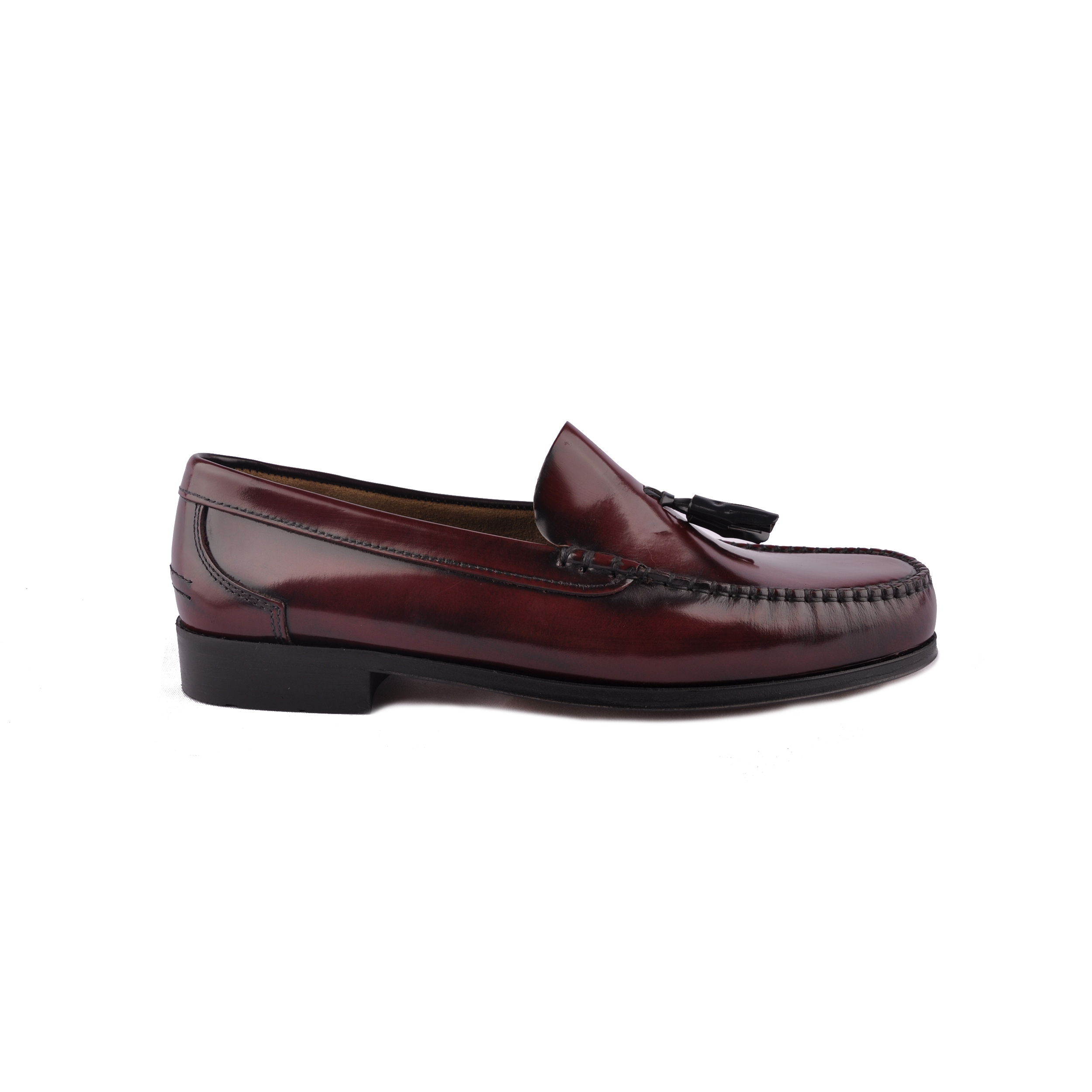 Thumbnail - Man's Mokassin Schuh Sotoalto Farbe BURGUNDY