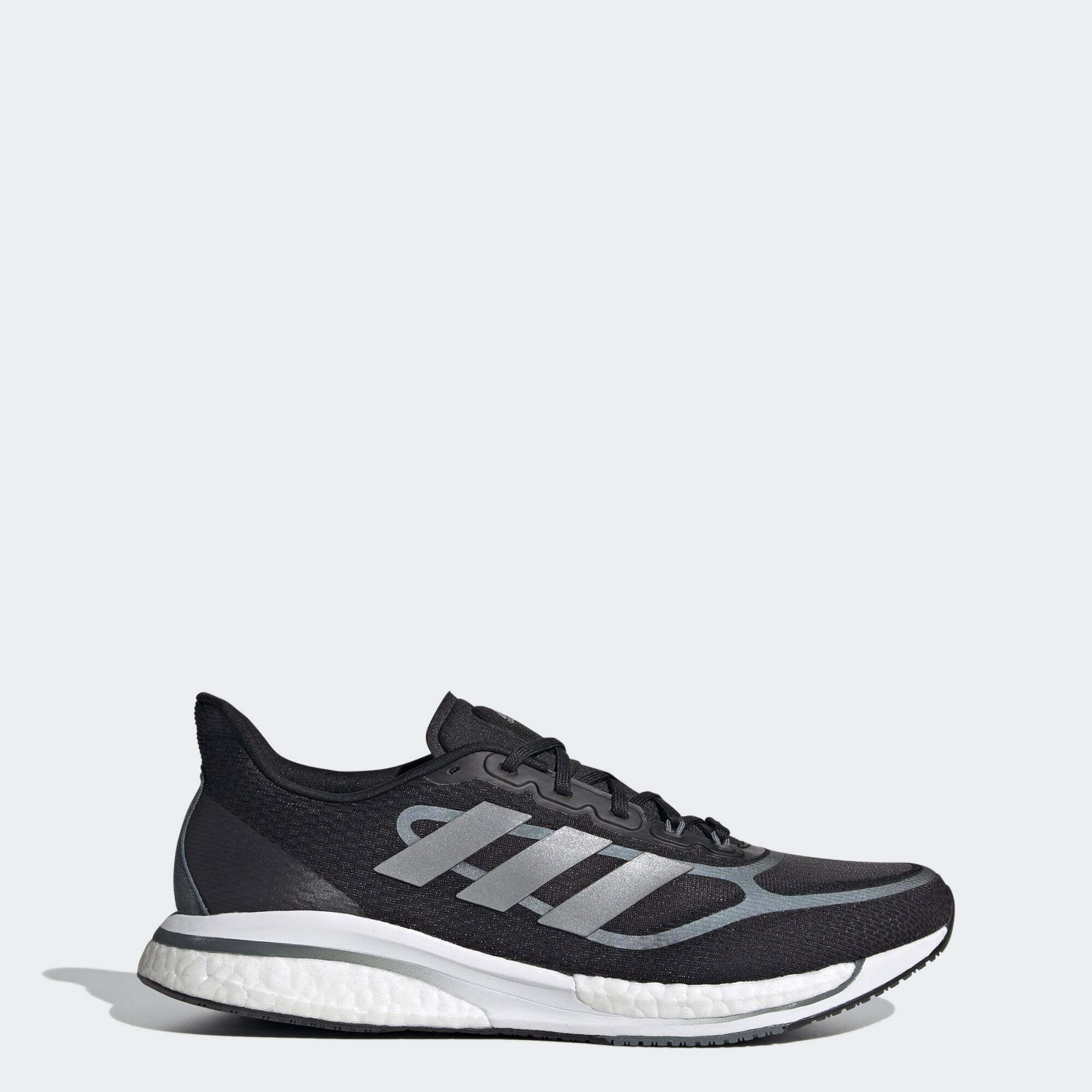 adidas Mens Performance Supernova+ Shoes - Black Mesh - Size UK 11.5