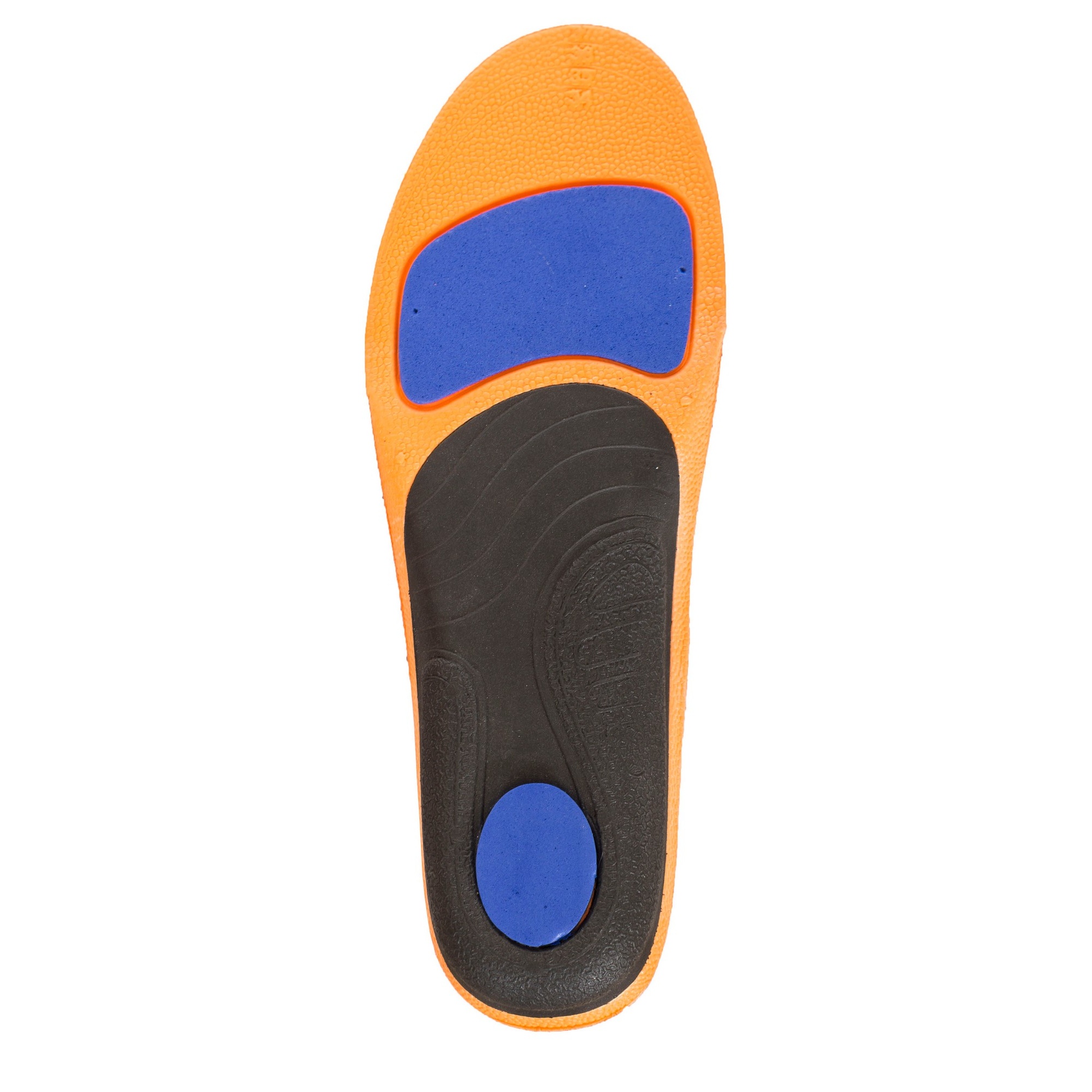 Trespass Unisex Racerun Insoles (Black/Orange) - Size UK 10