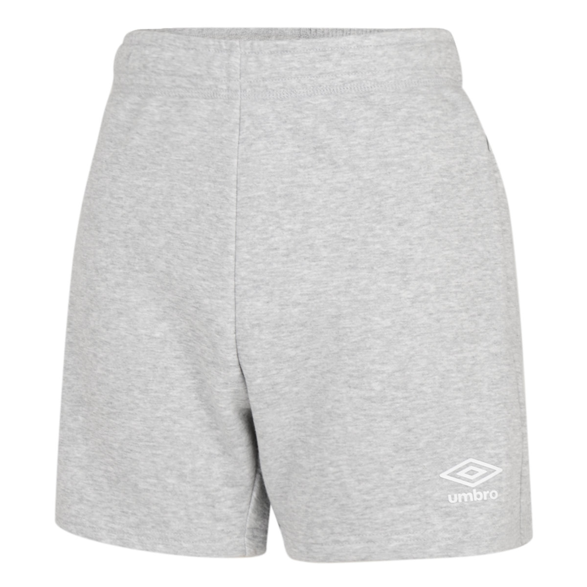 Thumbnail - Umbro - "Club Leisure" Shorts für Damen (Grau meliert/Weiß)