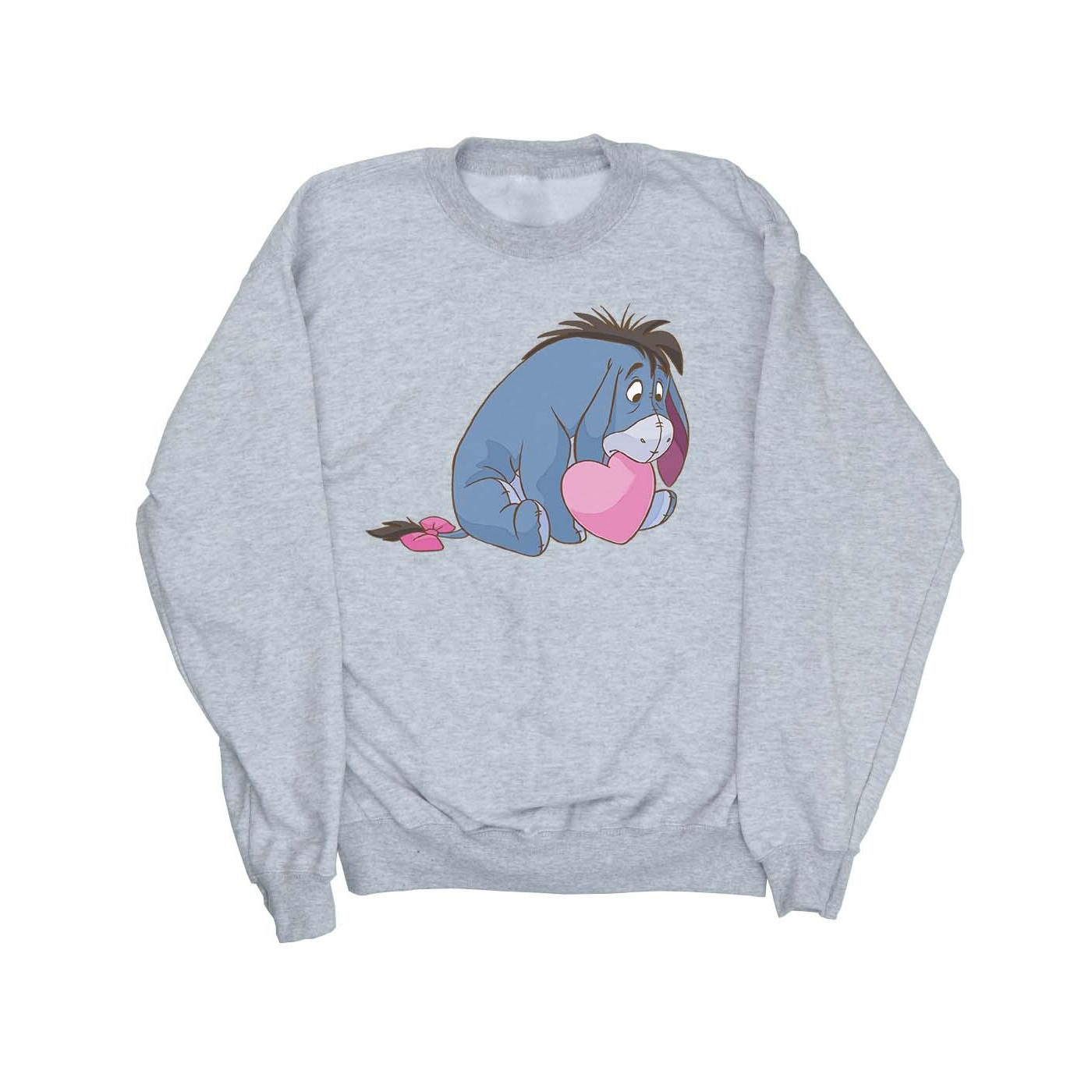 Thumbnail - Disney - "Winnie The Pooh Eeyore Mouth" Sweatshirt für Damen (Grau)