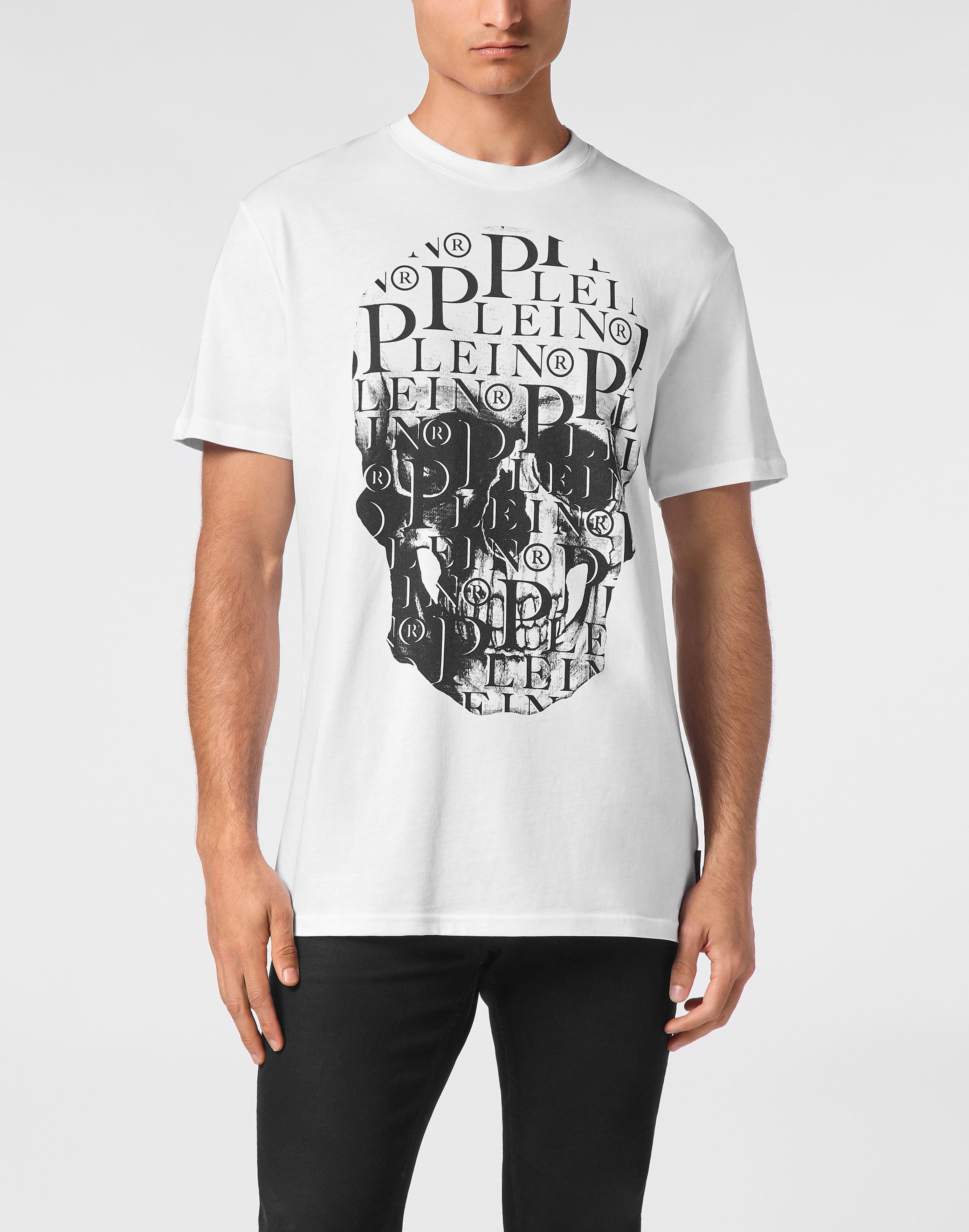T-shirt Rund Hals Dödskalle
