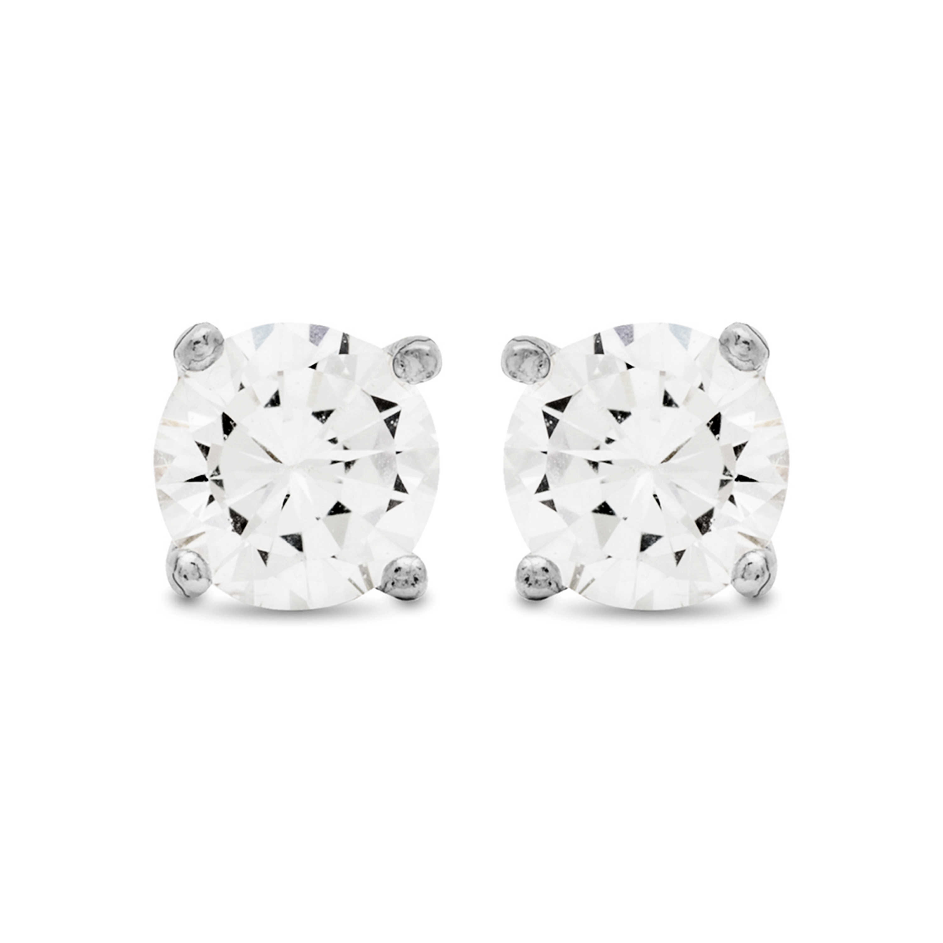 Thumbnail - Basic 925 Sterling Silber Ohrringe