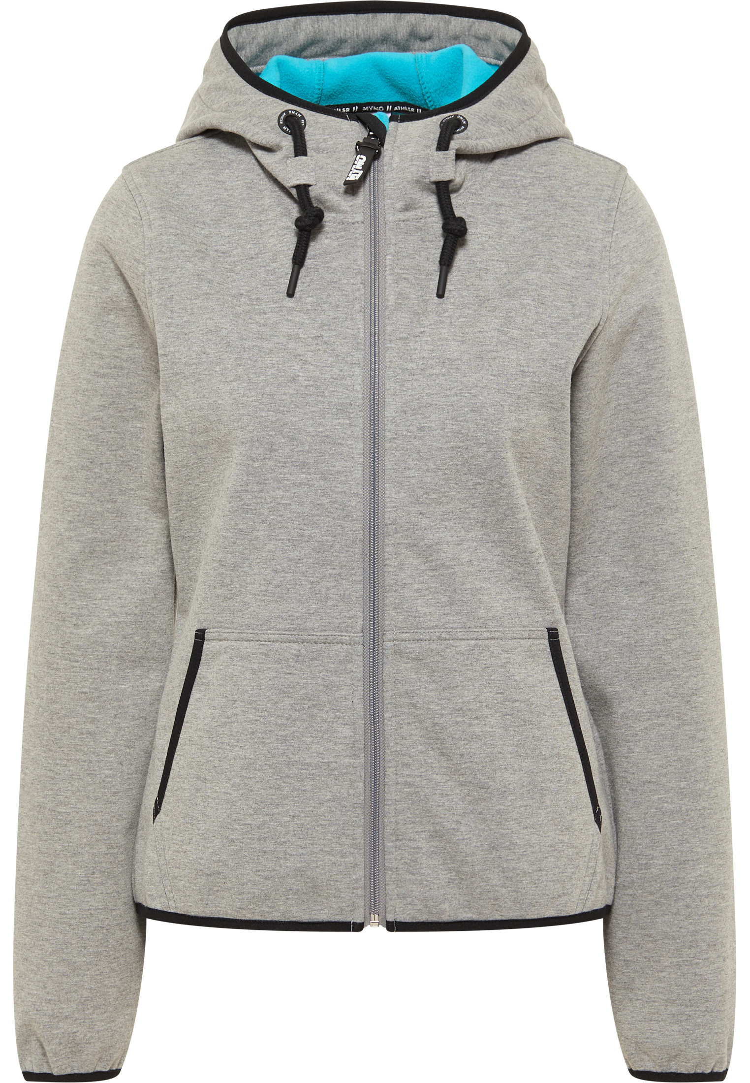 Mymo functionele jas duilio Dames grijs melange