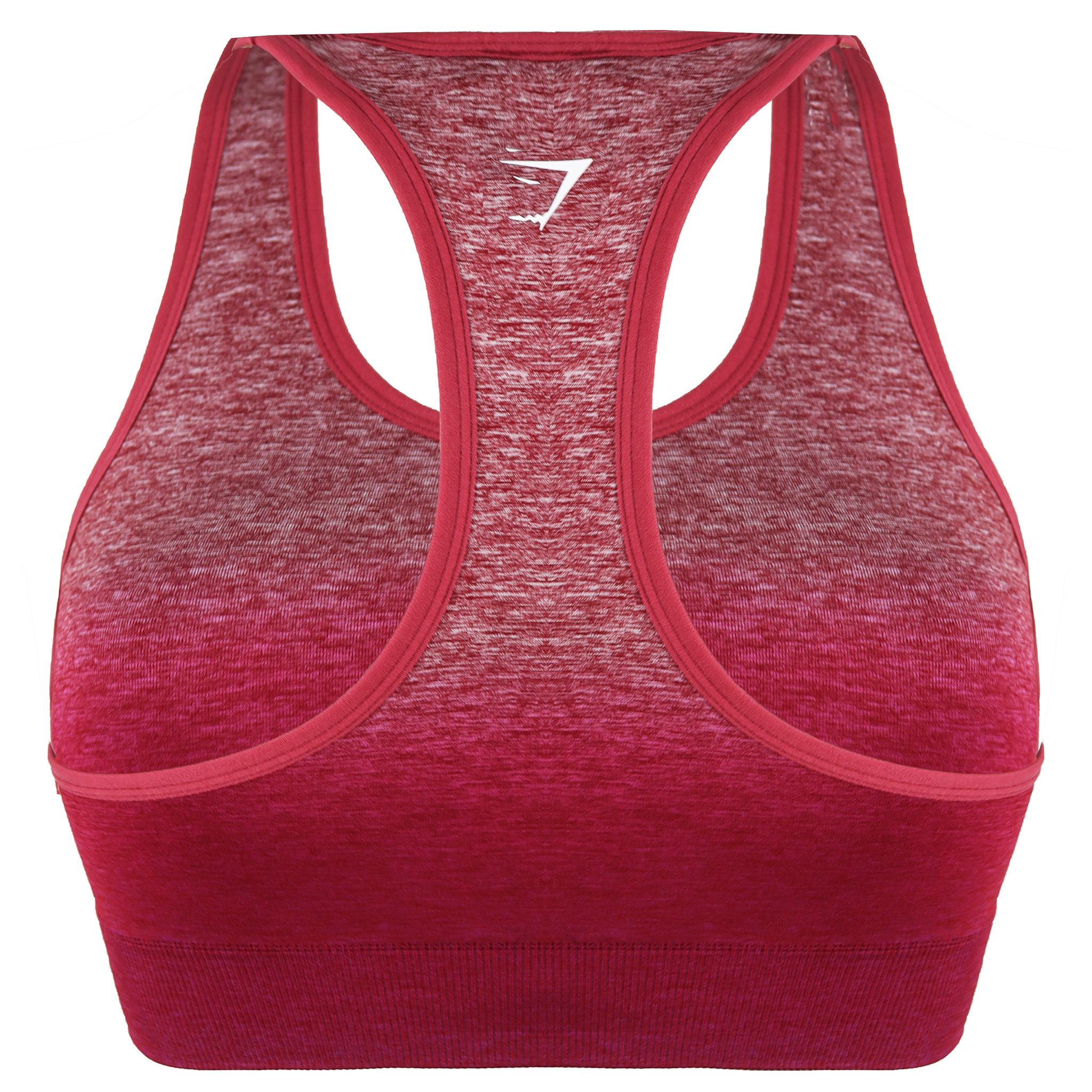 Gymshark Seamless Womens Ombre Burgundy Sport-BH dam – bild 2