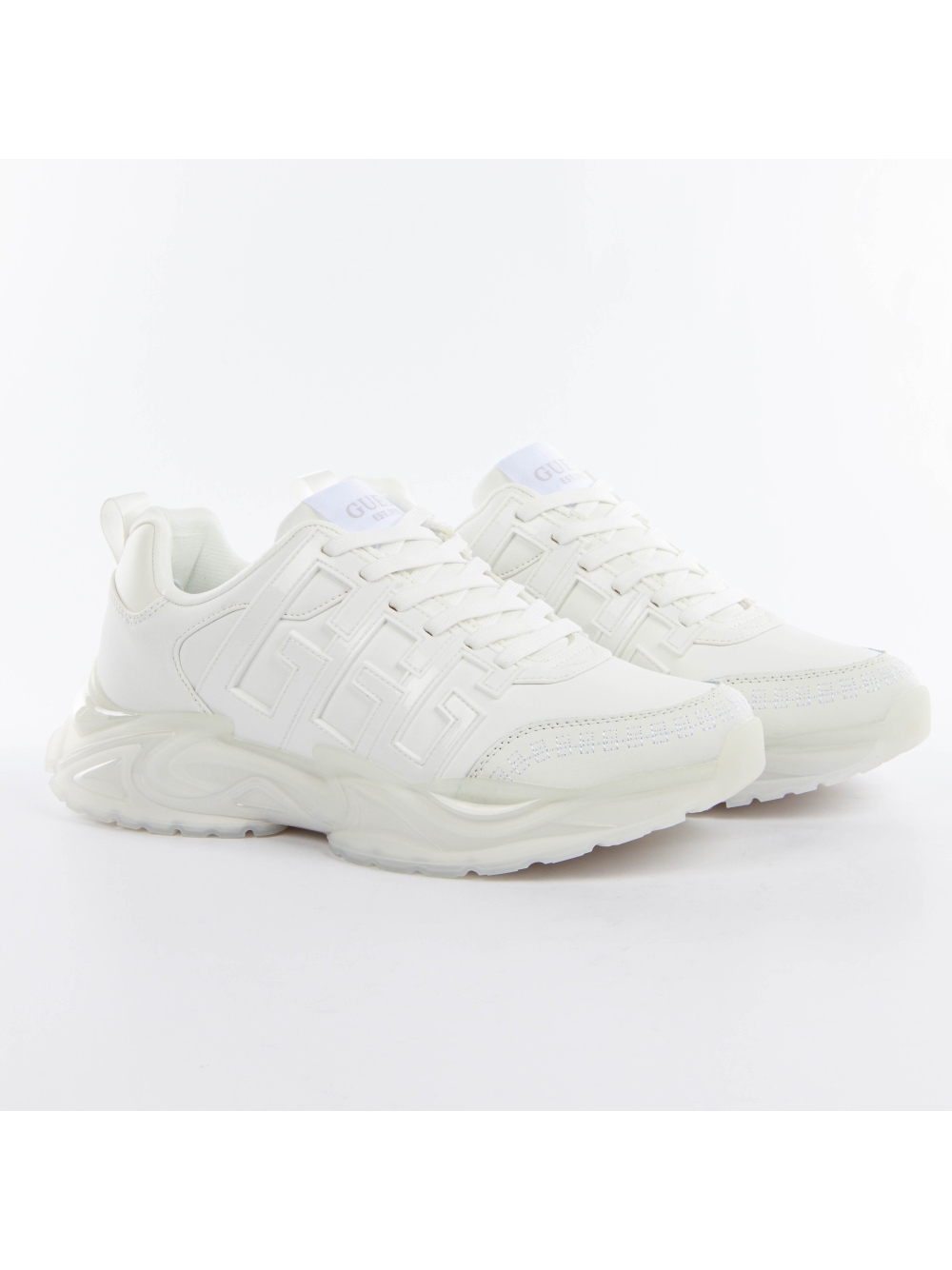 Guess Vit Belluno Basketskor För Män