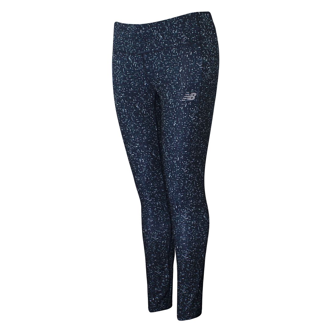 New Balance Printed Navy Impact Dam Löpartights Leggings WP11264 MTL – bild 2