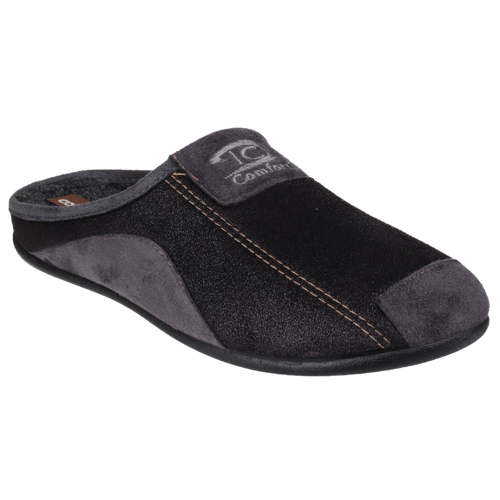 Thumbnail - Cotswold Mens Westwell Slip On Mule Pantoffeln (Schwarz)