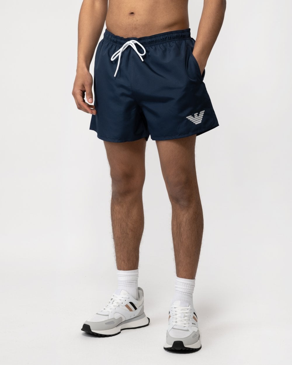 Thumbnail - Emporio Armani Herren Schwimmshorts mit Eagle-Logo