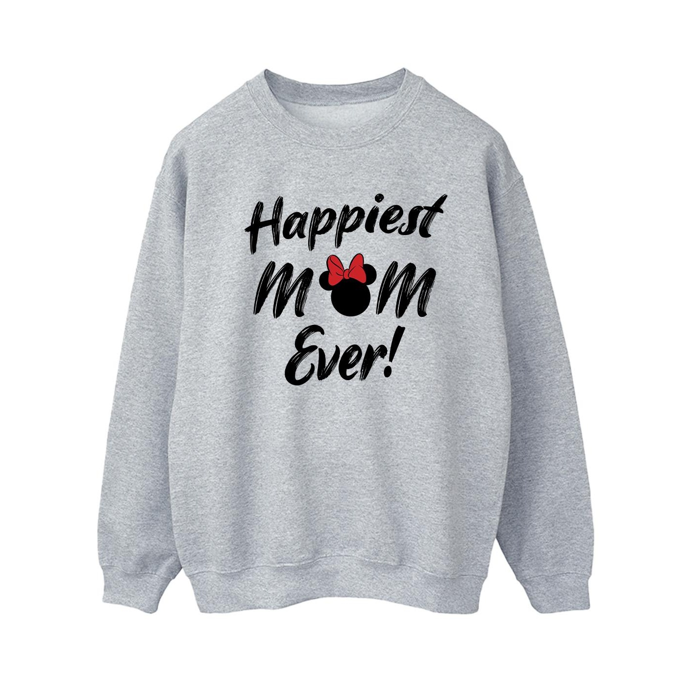 Thumbnail - Disney - "Happiest Mom Ever" Sweatshirt für Damen (Grau)