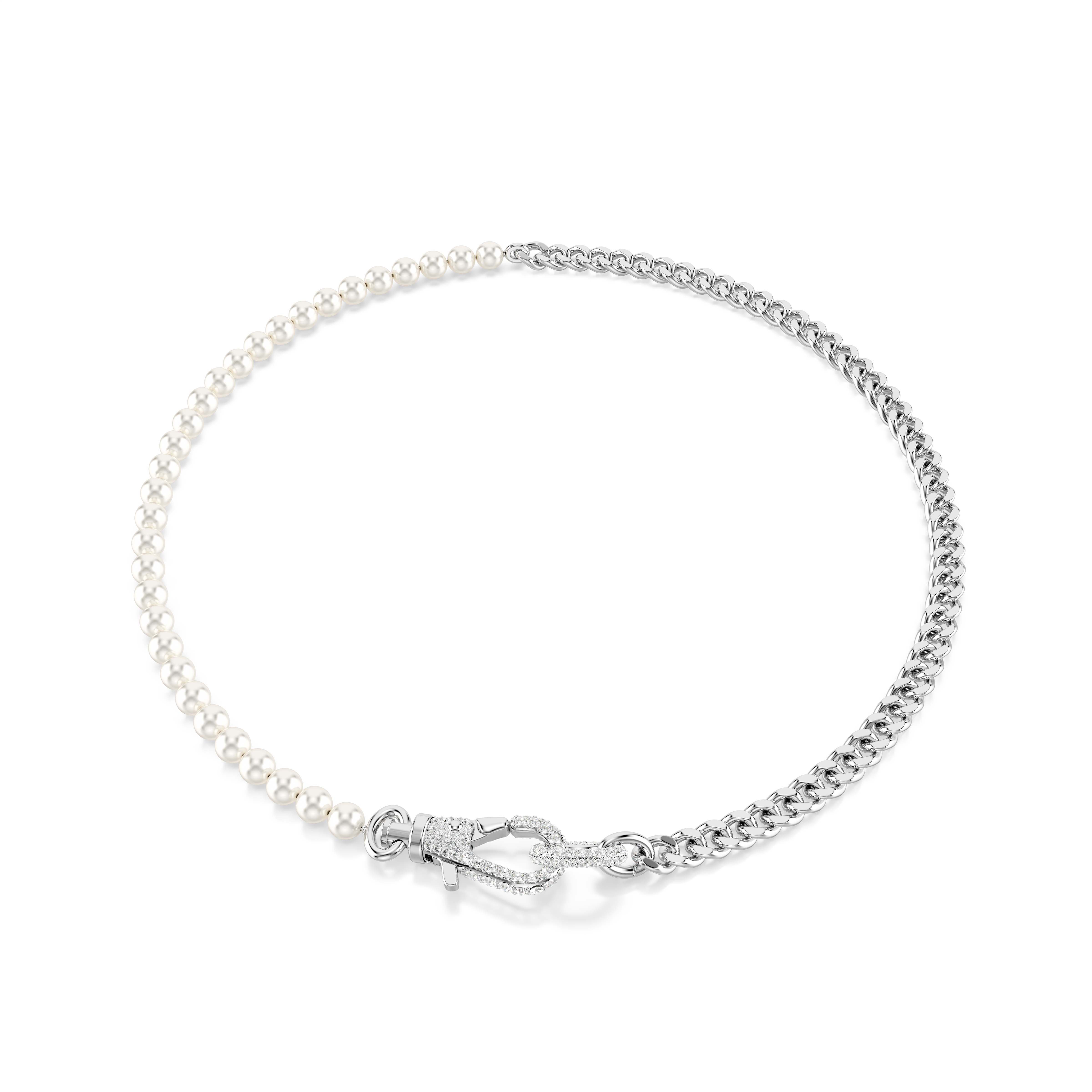Swarovski ‘Dextera’ Womens Base Metal Necklace – Silver 5689634 – One Size