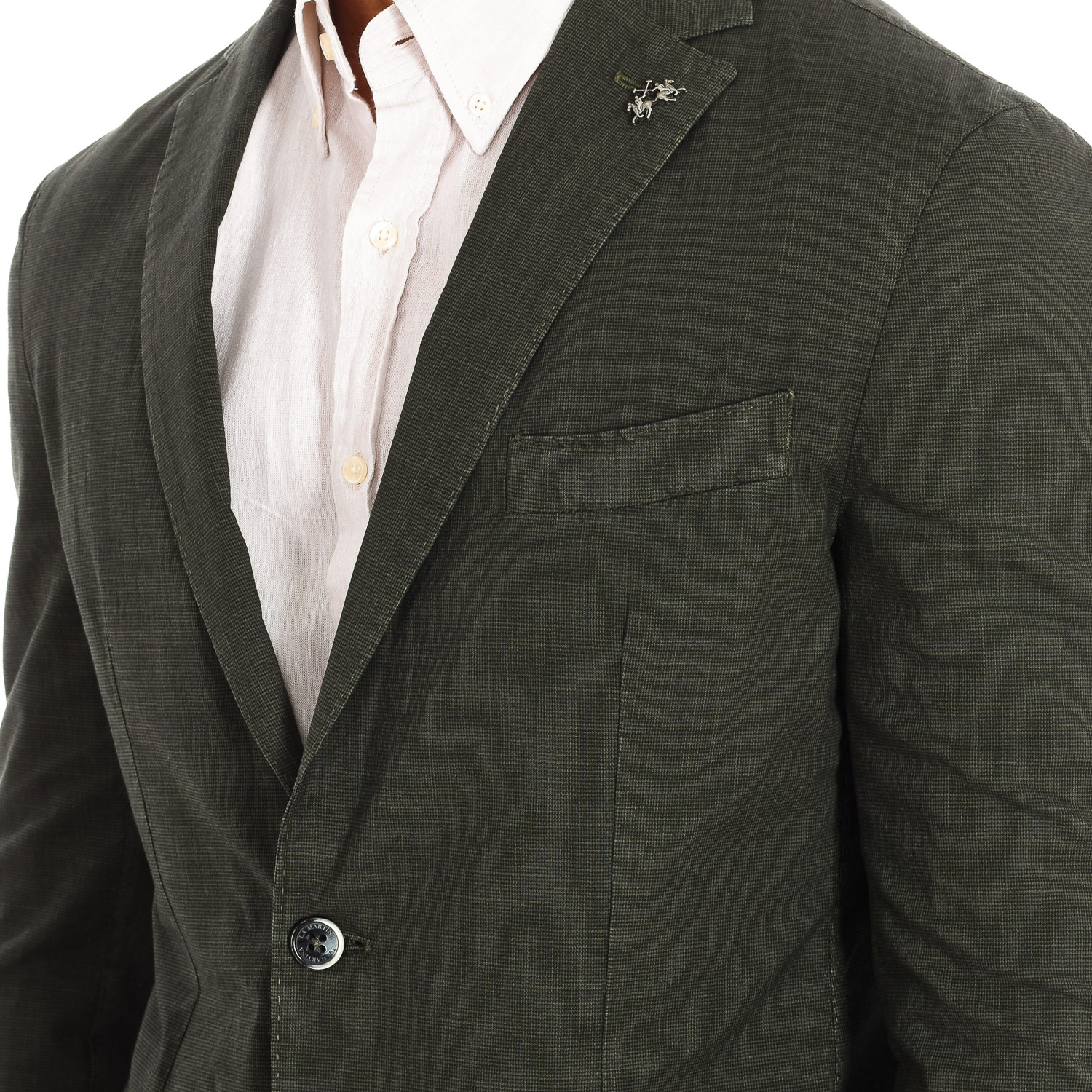 Långärmad blazer med normal passform PMJA03-TL219 man 2