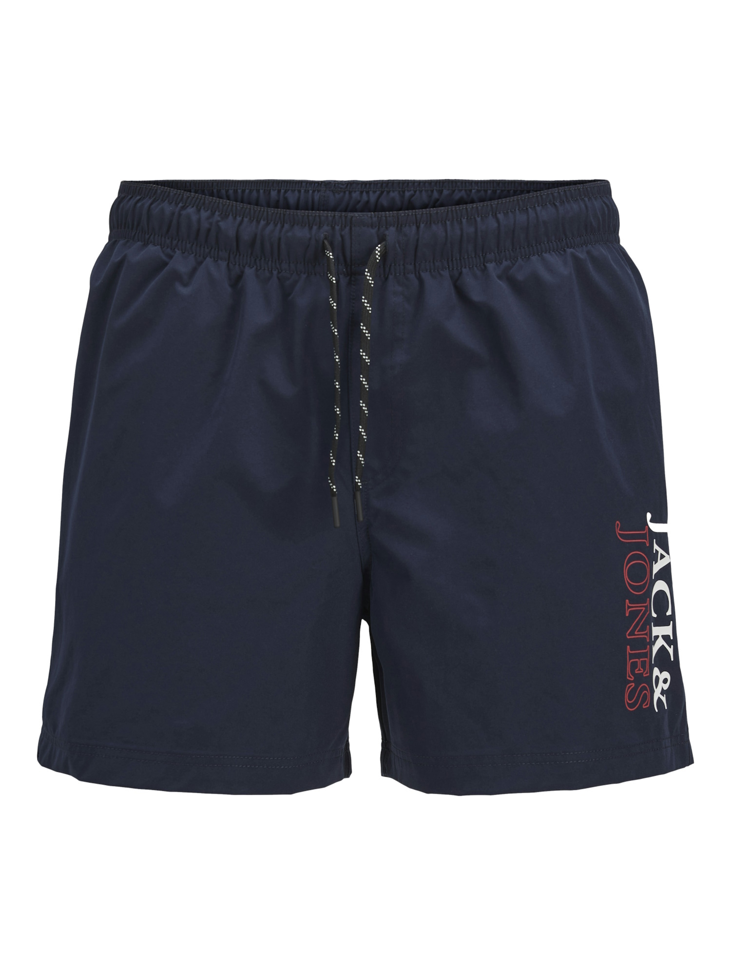 Jack & Jones Zwemshort jpstmaui double logo effen donker