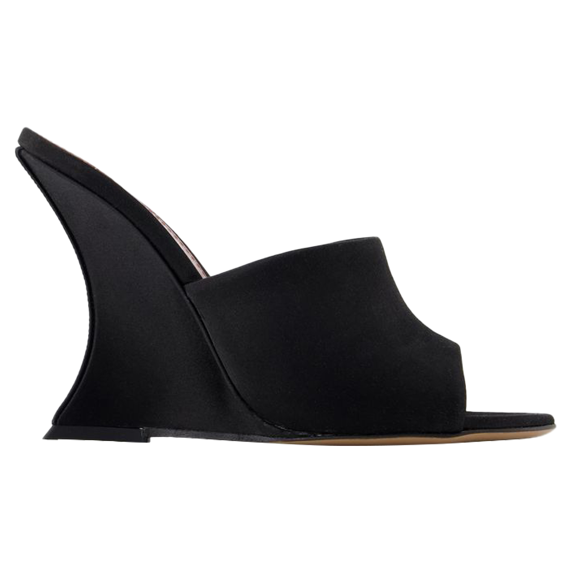 Paris Texas Womens Nina Court shoes – – Silk – Black – Size EU 37