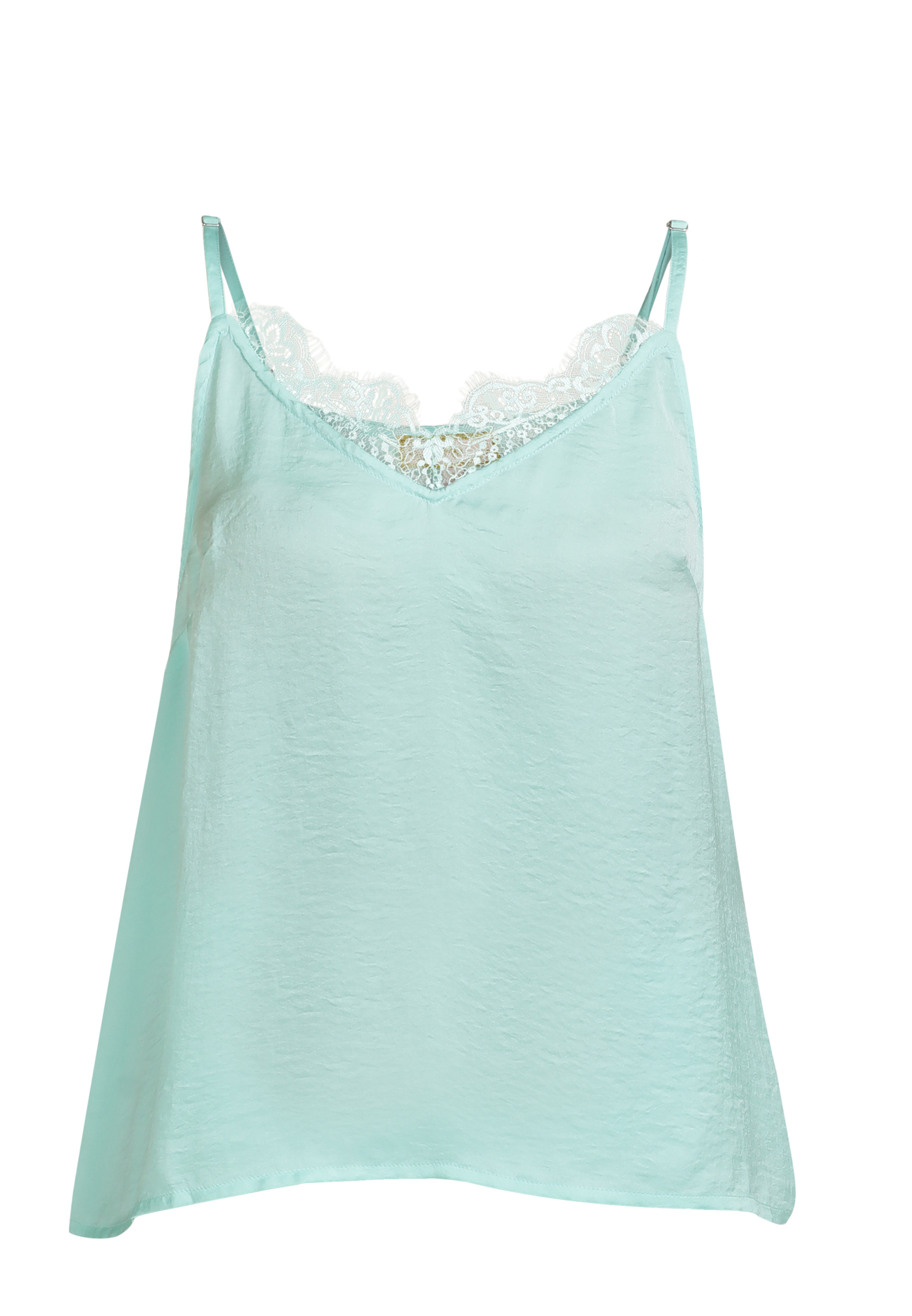 Mymo Kanten topje Dames aqua