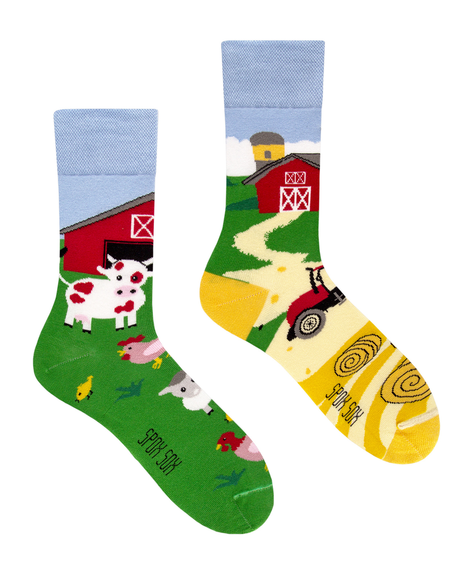 Thumbnail - SPOX SOX Herren & Damen Mismatched Neuheit Odd Socken Farm