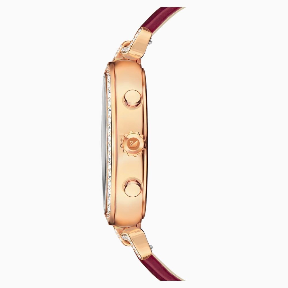 Swarovski 5416701 Era Journey Dark Red Rose-Gold Tone PVD Damklocka – bild 2