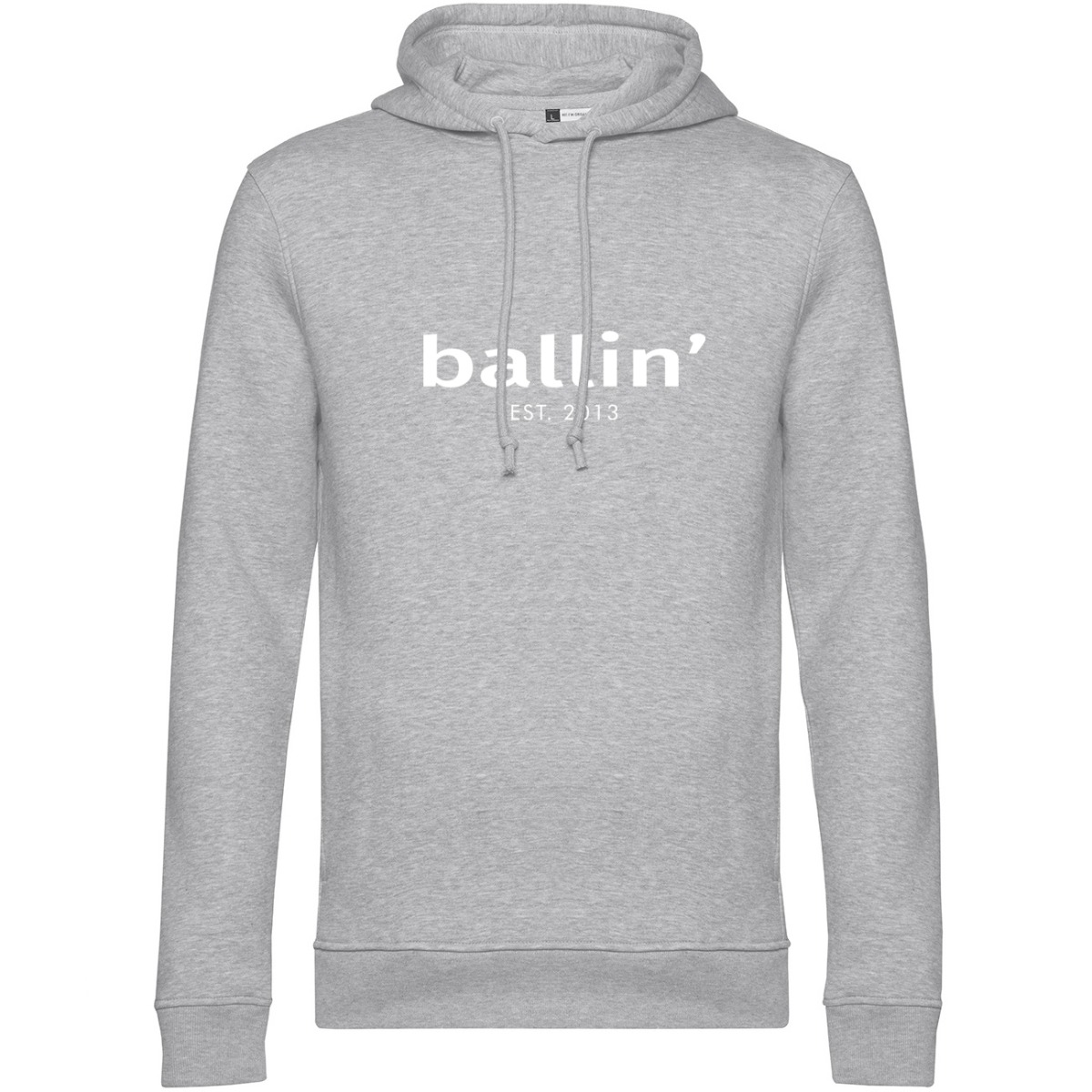 Thumbnail - Basic Hoodie von Ballin Est. 2013 in der farbe Grau und in größe S.