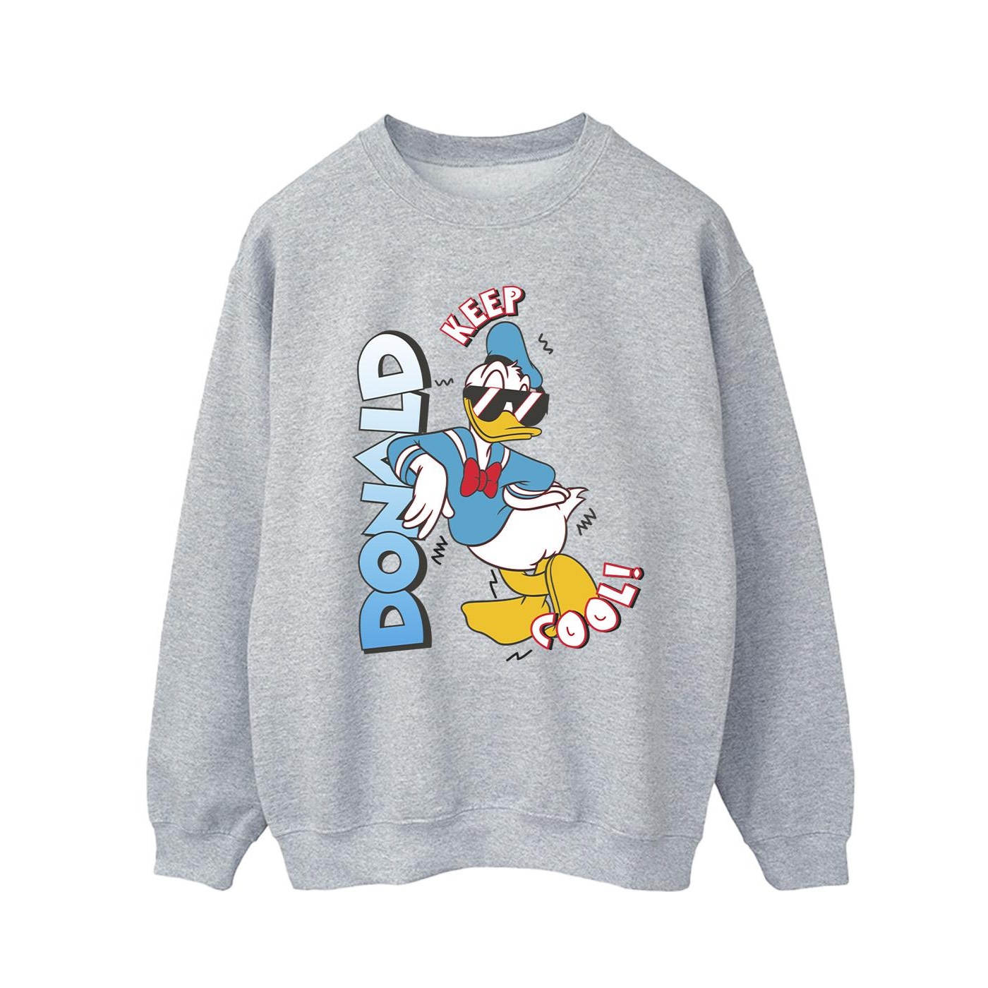 Thumbnail - Disney - "Donald Duck Cool" Sweatshirt für Herren (Grau)