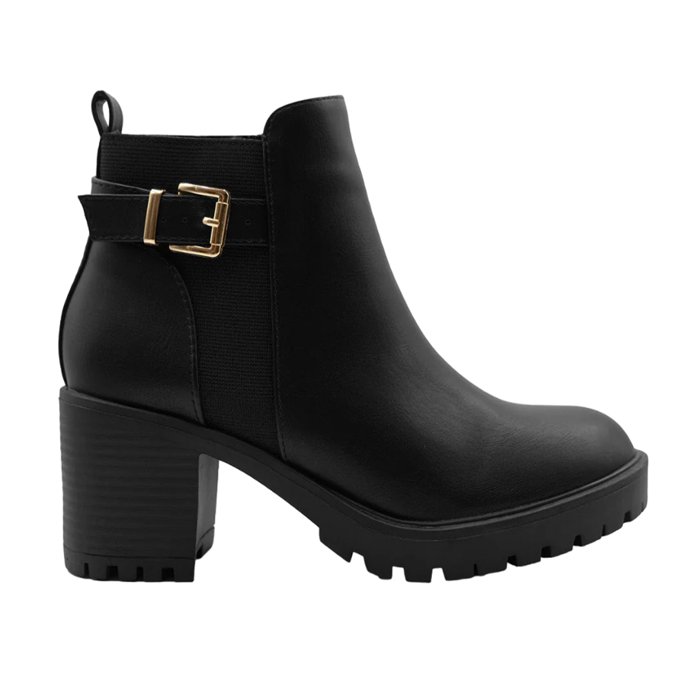 Thumbnail - Where's That From - Damen Stiefeletten "Kali", PU (Schwarz)
