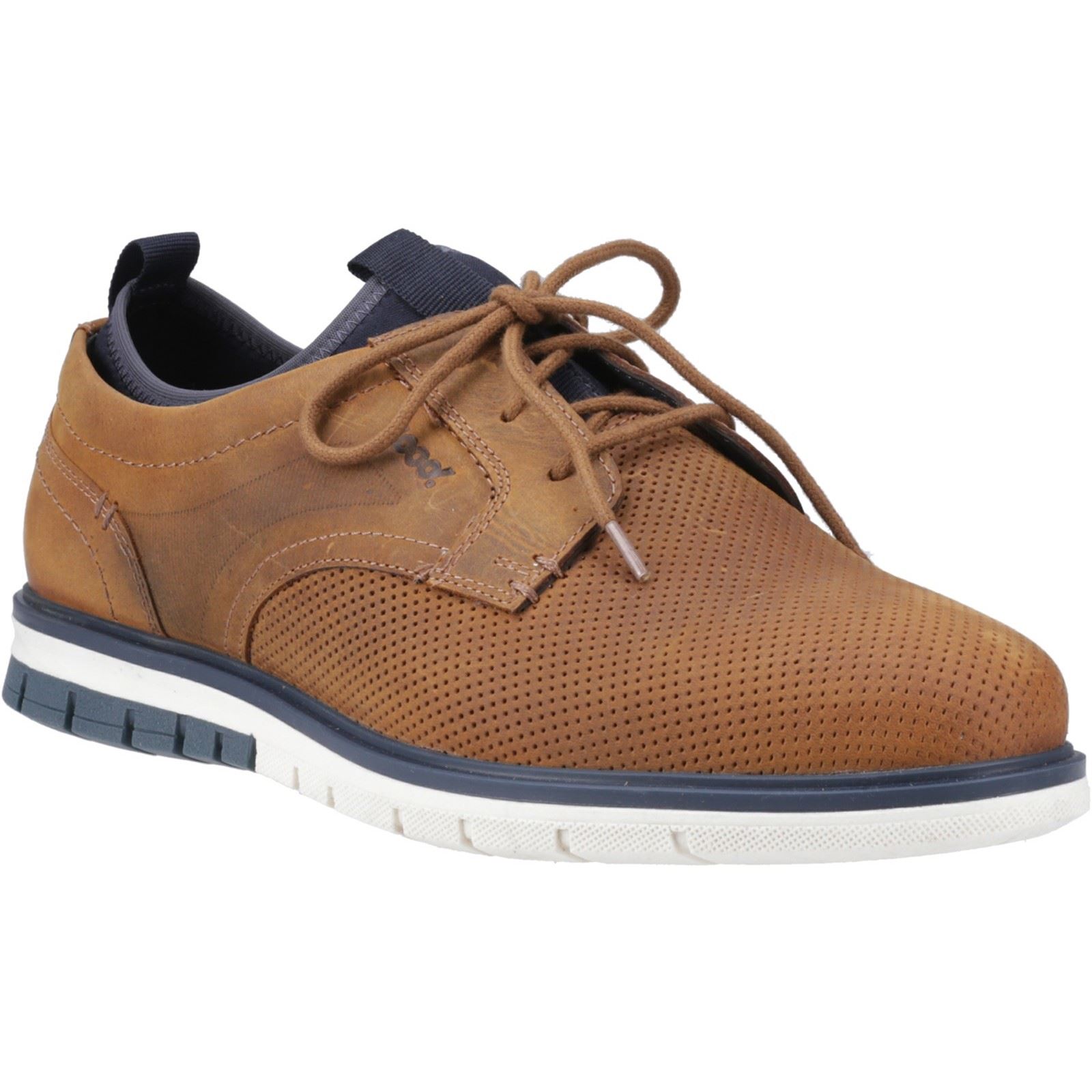 Thumbnail - Pod Murphy Leder Männer Tan Lace-Up Schuhe