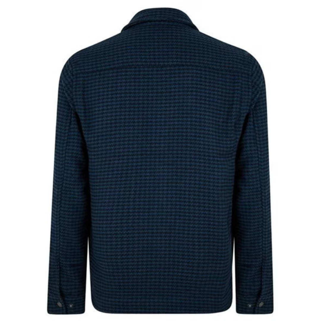 texturerad Muddy Blue-jacka 2