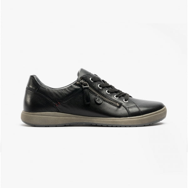 Thumbnail - CAREN 12 Damen Leder Sneaker Schwarz