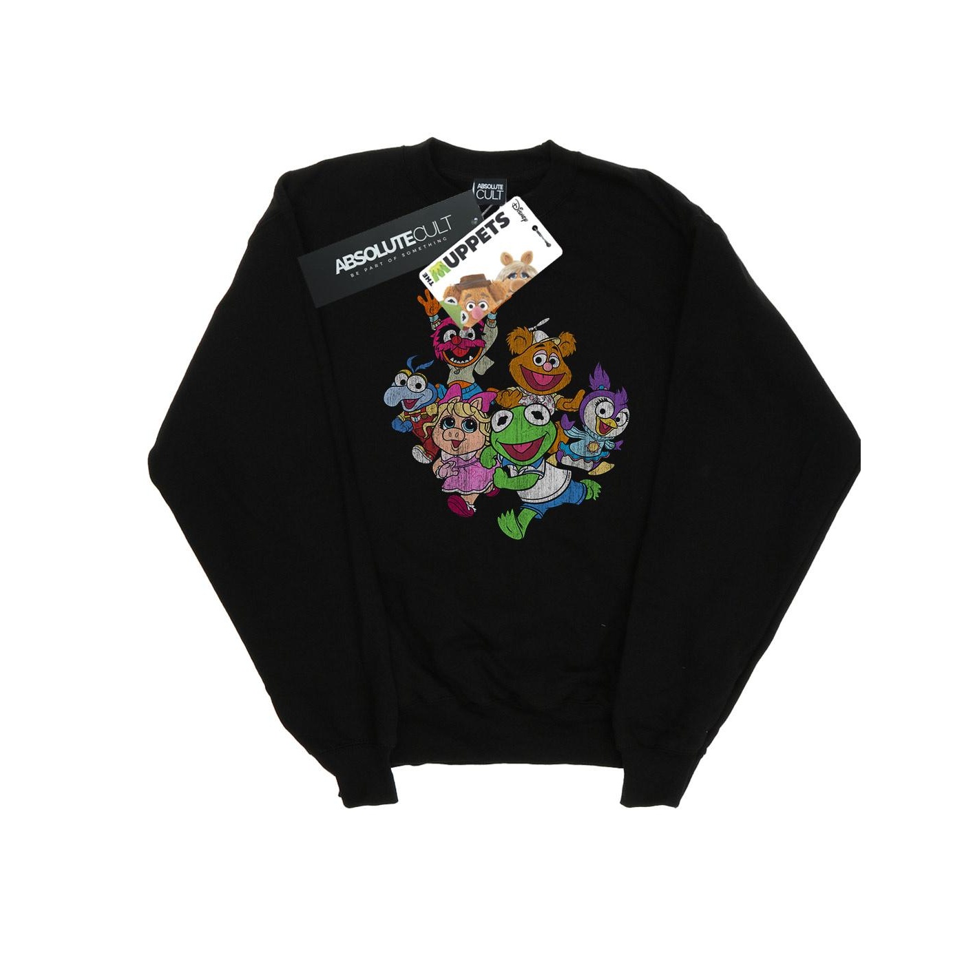 Thumbnail - Disney - "The Muppets Muppet Babies Colour Group" Sweatshirt für Herren (Schwarz)