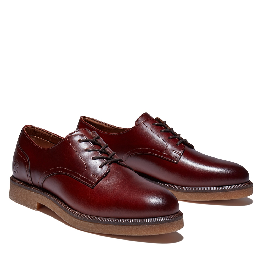 TIMBERLAND Cambridge Square Slip-On Röd Nubuck Läder Dam Brogues A2G1Z loafers – bild 2