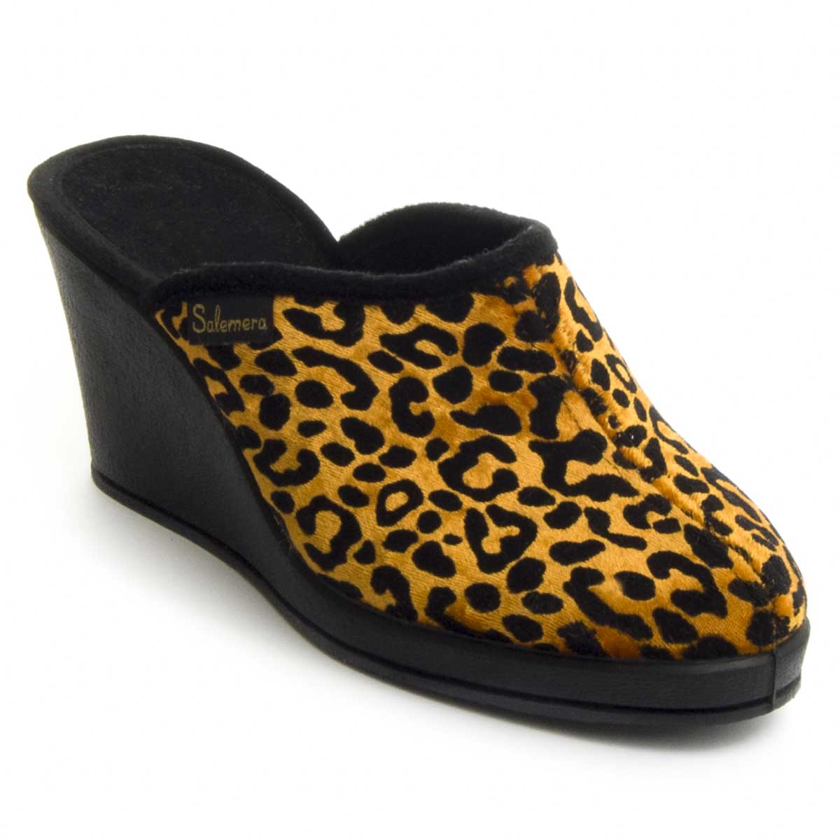 Sneaker with comfortable woman wedge, leopard print. JASMINE2 NORTHOME