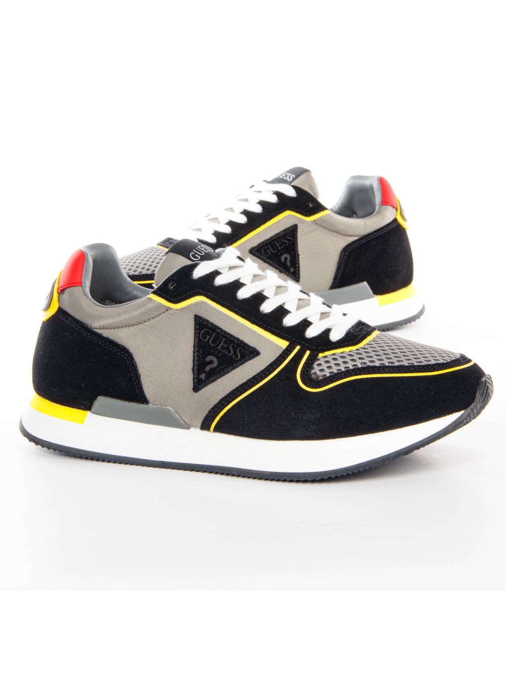 Guess Herrsneaker Potenza klassisches Logo-Dreieck låga sneakers – bild 2