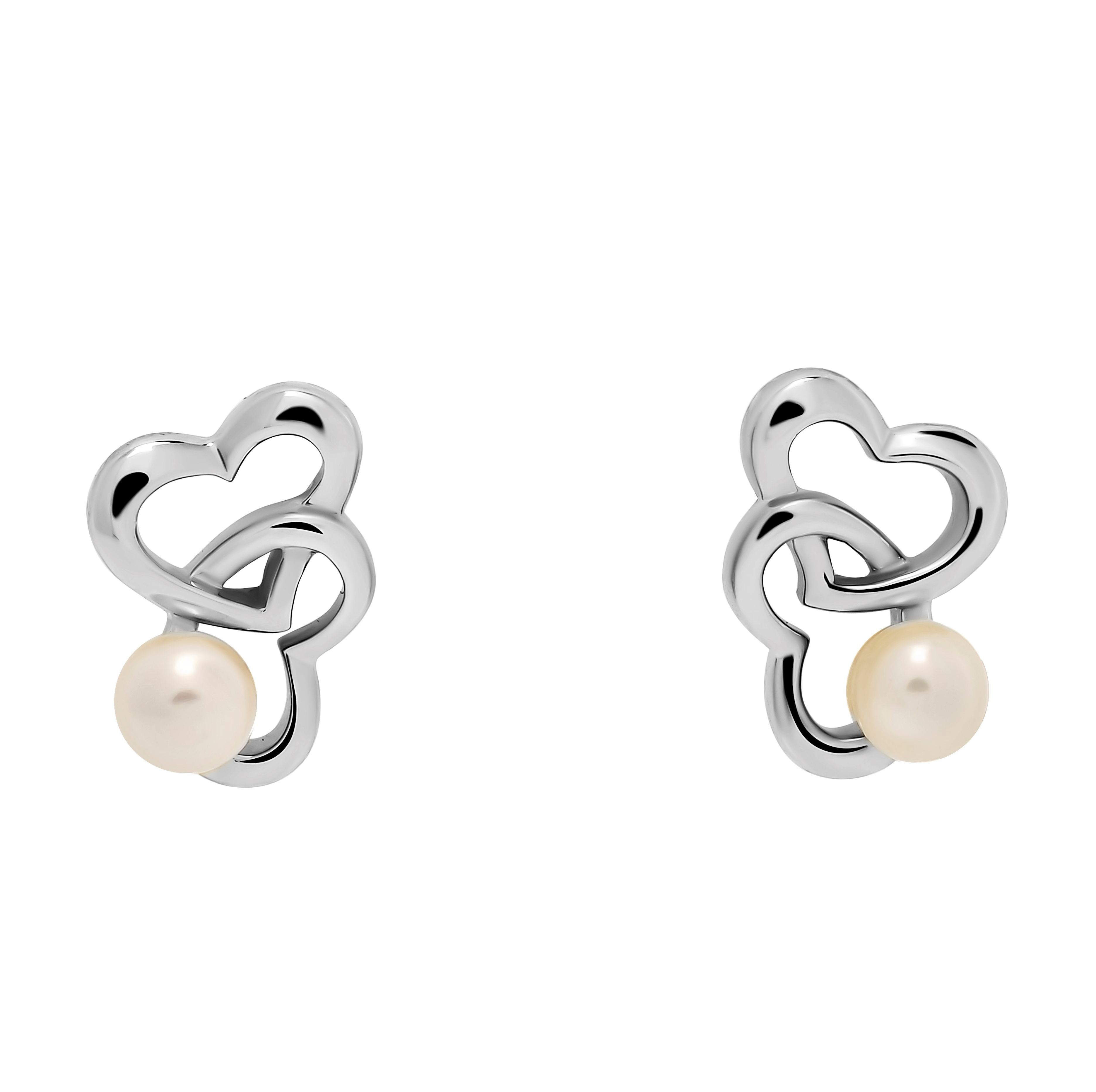 Orphelia 'Lili' Ohrstecker Für Damen Aus 925er Sterlingsilber - Silber Zo-7513