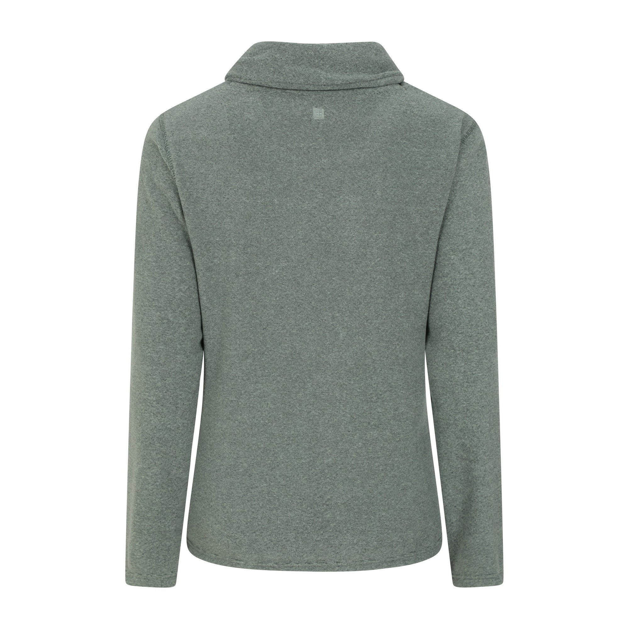 Mountain Warehou Fleece-topp för kvinnor/damer Hebridean Cowl Neck (mörk kaki) dam – bild 2