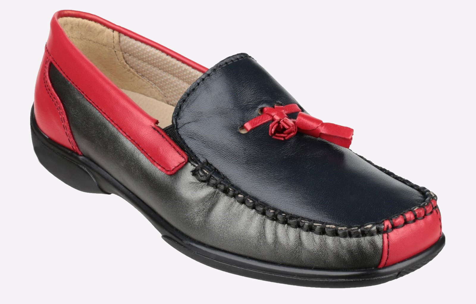 Biddlestone Läder Damers Multi Loafers 2