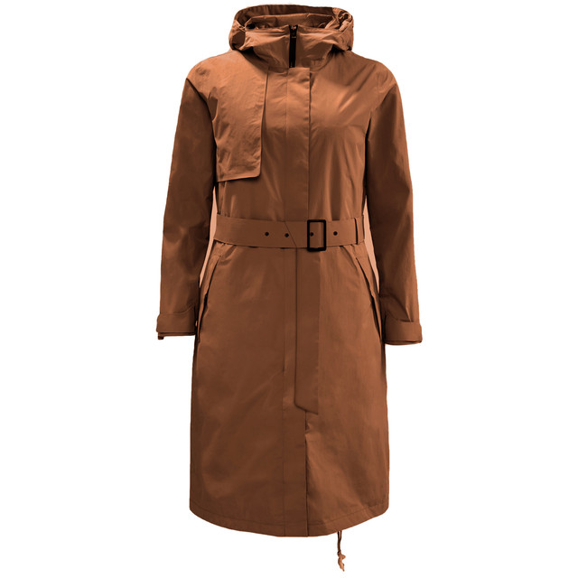 Thumbnail - Jack Wolfskin Tech Lab Damen Brauner Trenchcoat