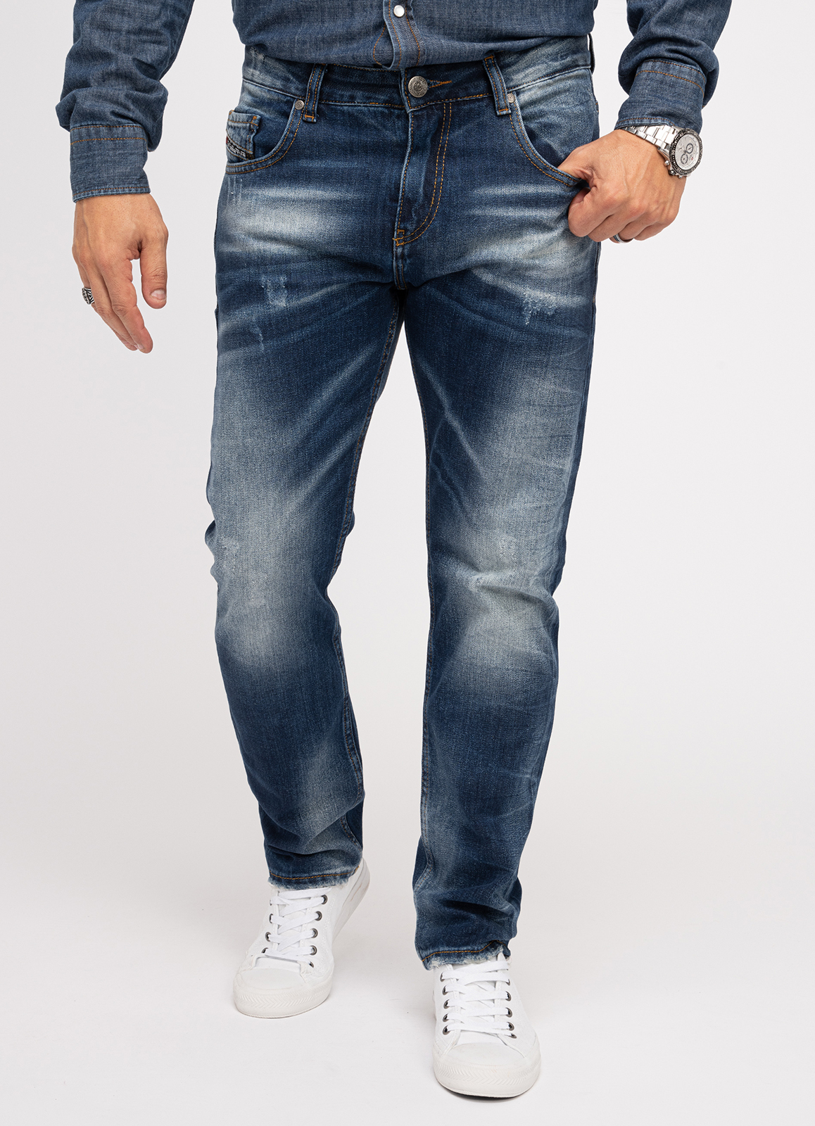 Thumbnail - Indumentum Jeans Blau