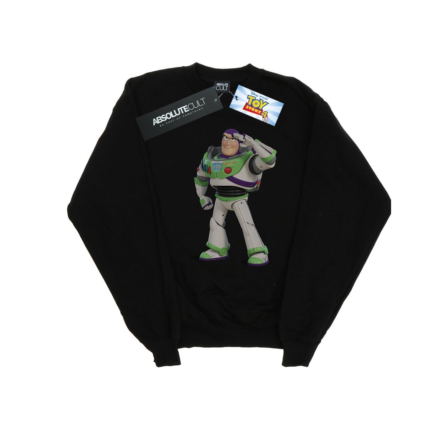 Thumbnail - Disney - "Toy Story Buzz Lightyear Standing" Sweatshirt für Herren (Schwarz)
