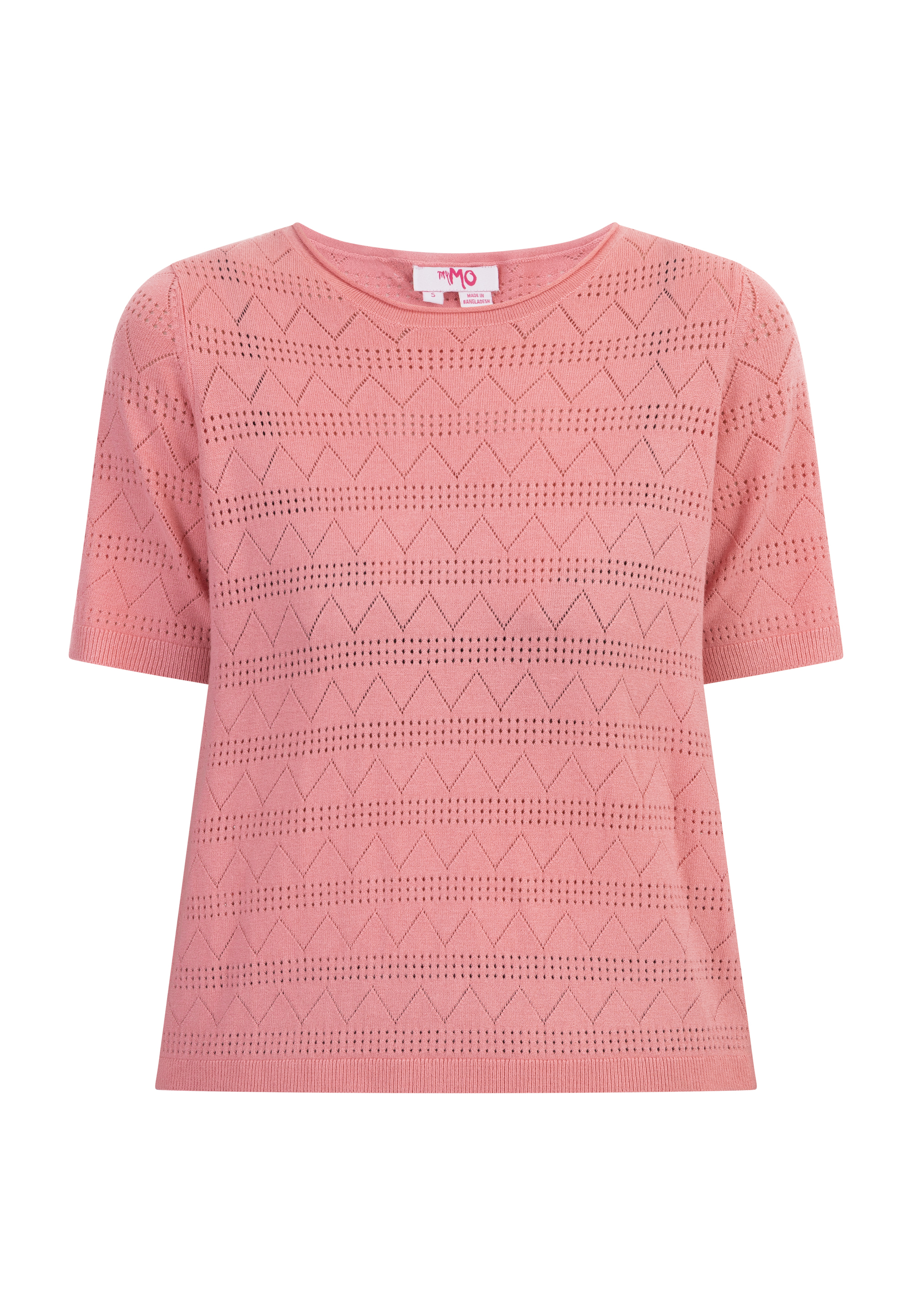 Thumbnail - Mymo Strickpullover Damen Rosa
