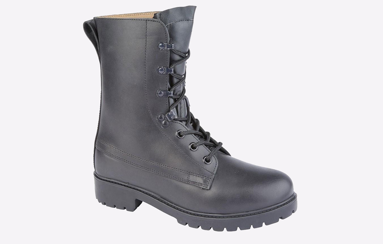 Grafters Assault Leather Mens - Black - Size Uk 5