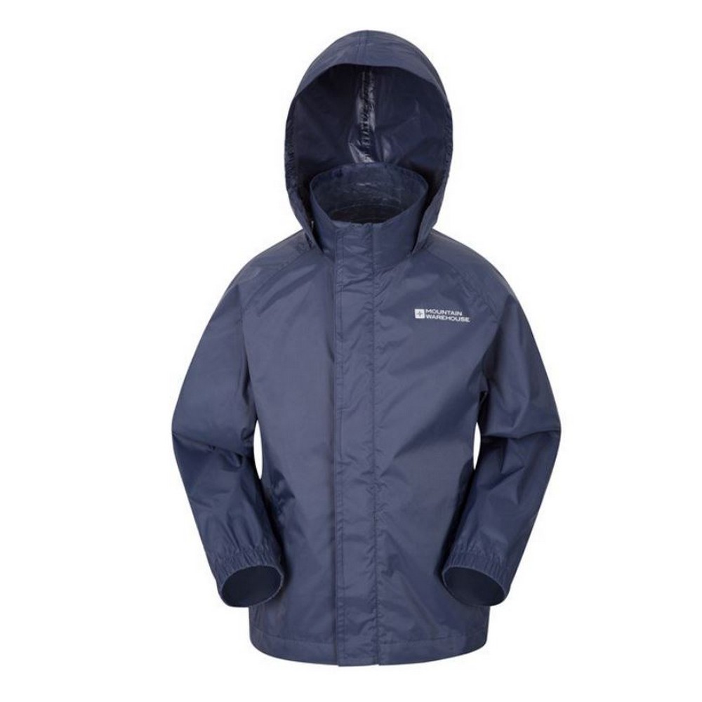 Mountain Warehouse Childrens/Kids Pakka Wasserdichte Jacke (Dunkelblau)